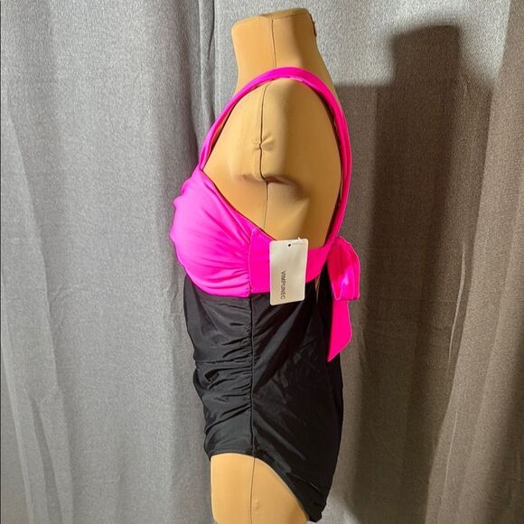 VIMPUNEC Pink and Black Swimsuit - Picture 5 of 14